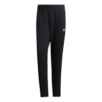 adidas M Mh 3st Wu Pnt Side Stripe Logo Casual Sports Long Pants Black GN0822