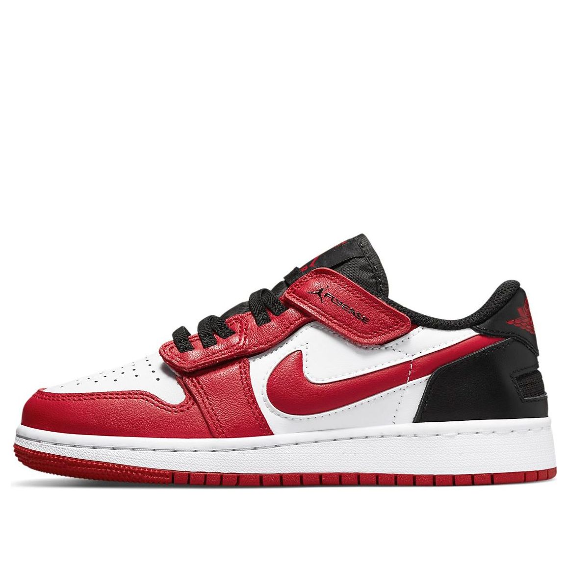 (GS) Air Jordan 1 Low FlyEase 'White Gym Red' DN4639-163