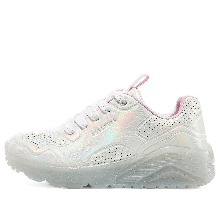 (GS) Skechers Uno Ice Shoes 'White Pink' 310448L-WSL