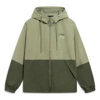 Li-Ning Graphic Color Block Windbreaker 'Green' AFDT523-3