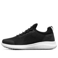 (WMNS) Skechers Cessnock Running Shoes Black/White 77260-BKW