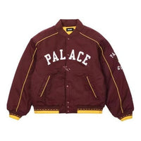 Palace SS22 Varsity Jacket 'Burgundy' P22JK108