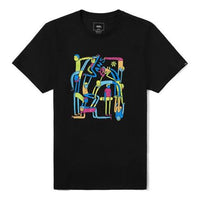 Vans OTW LICKPALIK Cartoon Printing Short Sleeve Couple Style Black VN0A4RAVBLK