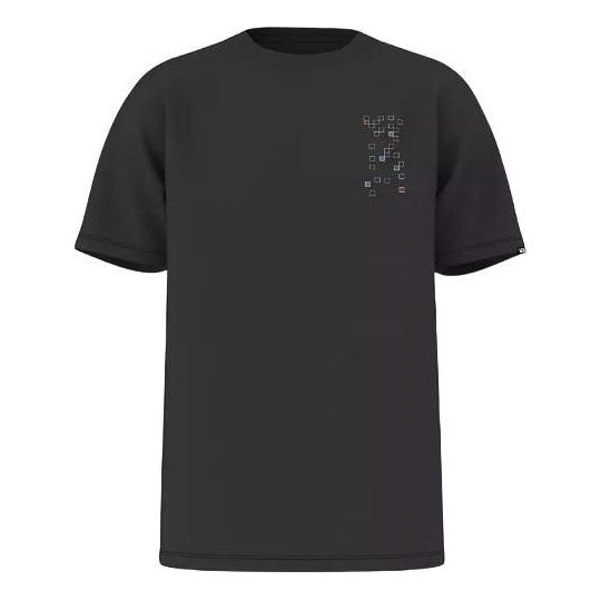 Vans Stellar Interspace Logo T-shirt 'Black White VN000PP8BLK