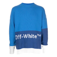 Off-White Color Block Off Crewneck OMHE048F22KNI0014501