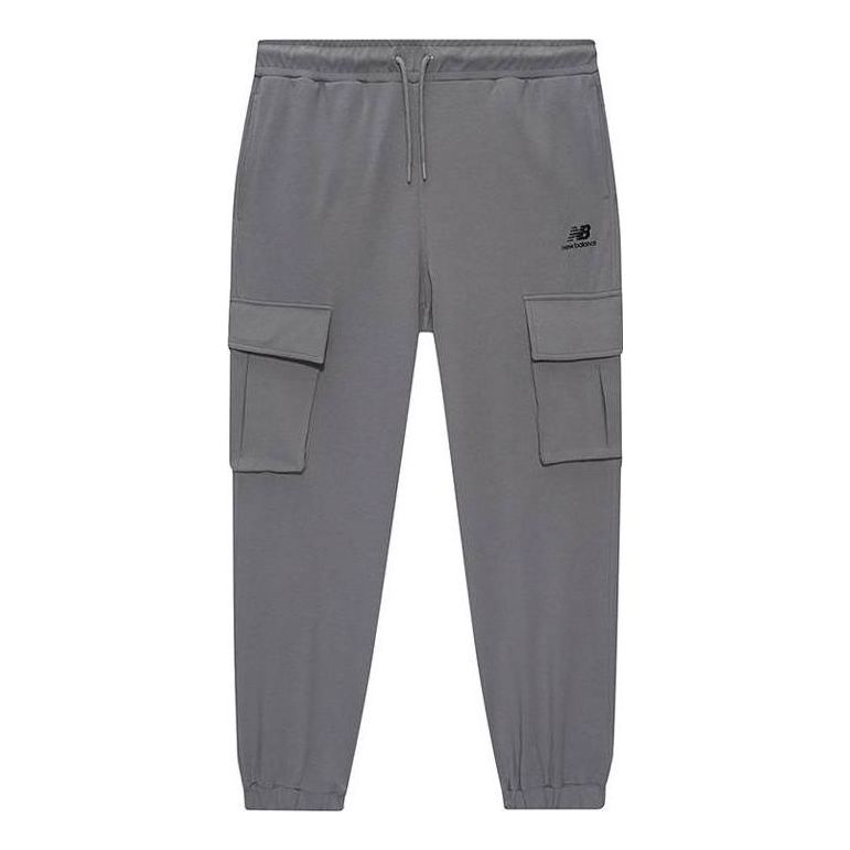 New Balance Logo Print Cargo Pants Asia Sizing 'Grey' MLA6N053-GR