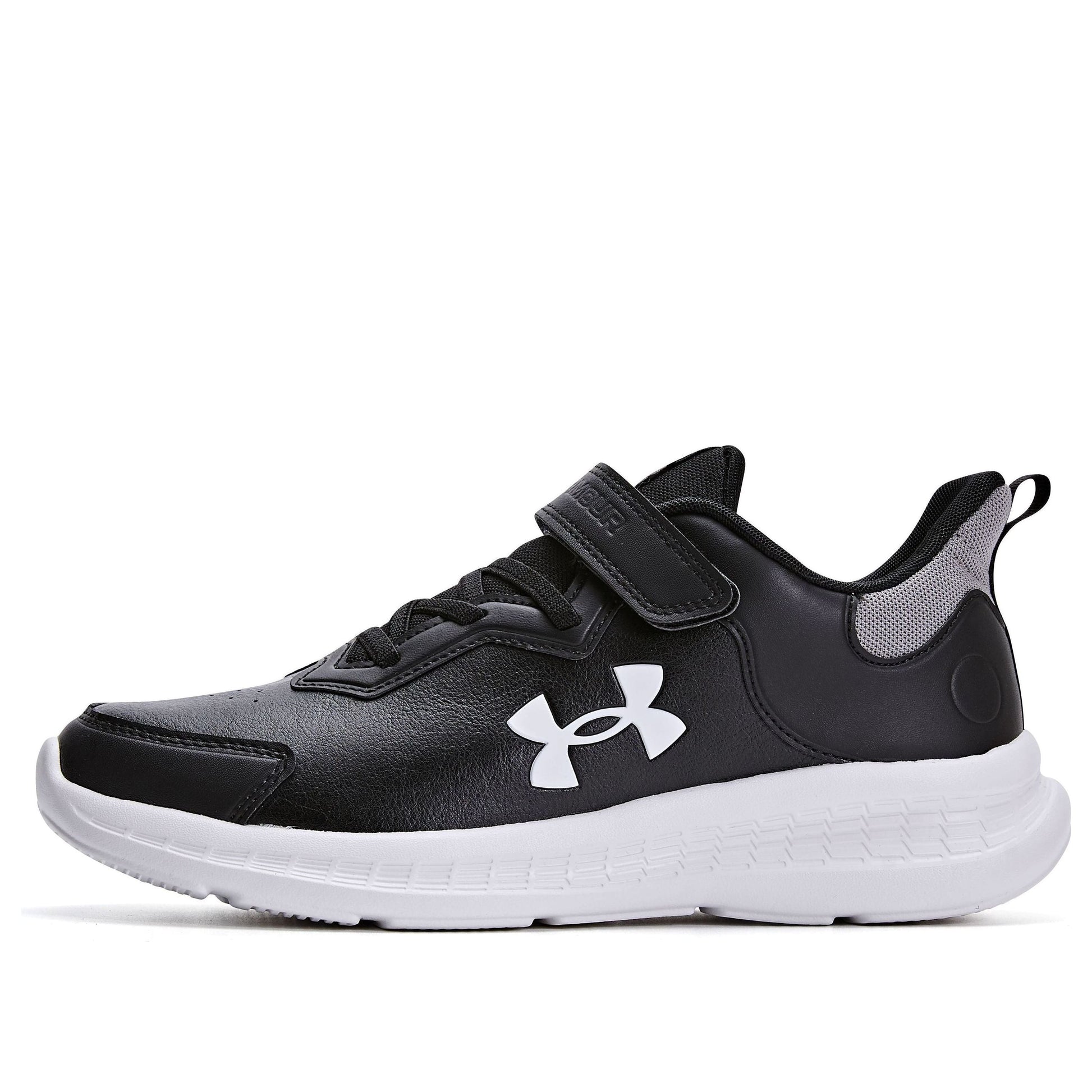 (GS) Under Armour Sport Sneakers 'Black White' 2321105-1