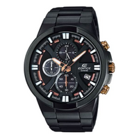 CASIO EDIFICE Series Waterproof Sports Stainless Steel Men's Shockproof Mens Black Analog EFR-544BK-1A9