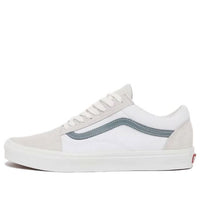 Vans Old Skool Cozy Wear-resistant Skateboarding Shoes White Blue VN0A7Q2JRV2