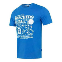 Skechers Graphic Tee 'Blue White' L223M019-000M