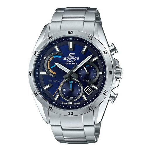 CASIO EDIFICE Sapphire Crystal Stainless Steel Strap Mens Blue Analog EFB-510JD-2A