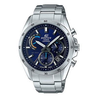 CASIO EDIFICE Sapphire Crystal Stainless Steel Strap Mens Blue Analog EFB-510JD-2A