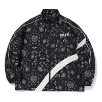 Li-Ning Zipper Loose Sports Windbreaker Jacket Black AFDQ735-2