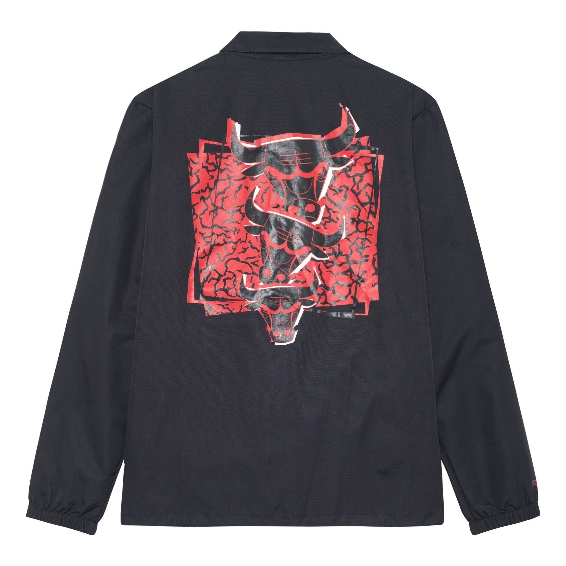 Mitchell & Ness x NBA Chicago Bulls Born And Bred Windbreaker Jacket 'Black' OJSFSH22102-CBUBLCK