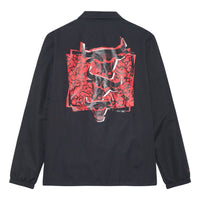 Mitchell & Ness x NBA Chicago Bulls Born And Bred Windbreaker Jacket 'Black' OJSFSH22102-CBUBLCK