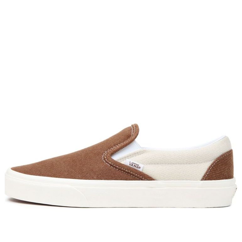 Vans Classic Slip-On Ayakkabi 'Brown White' VN0A5JMHBUE