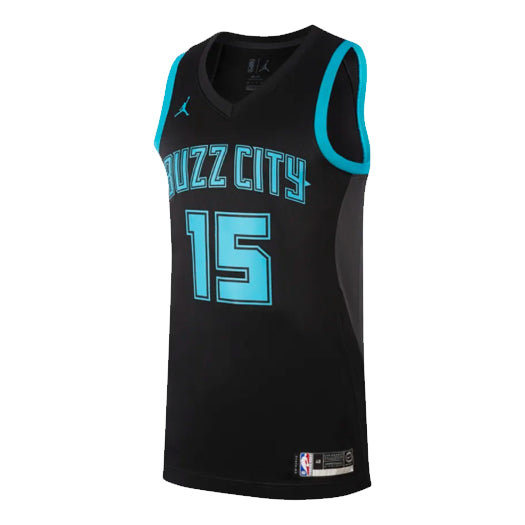 Nike NBA Kemba Walker Charlotte Hornets City Edition Swingman Black AJ4598-010