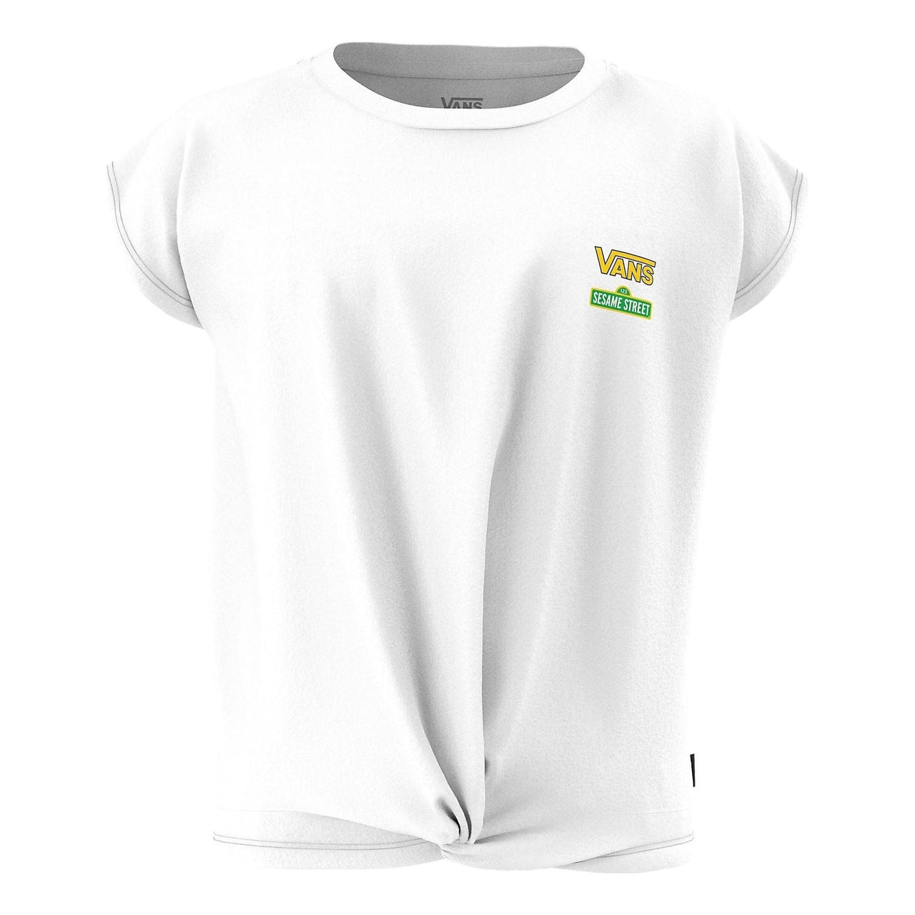 (GS) Vans x Sesame Street Knot T-Shirt 'White' VN000A7NWHT