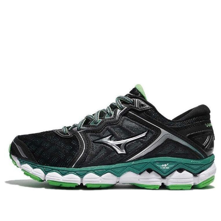 (WMNS) Mizuno Wave Sky 'Black Green' J1GD170206
