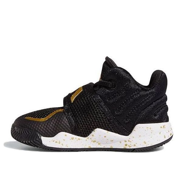 (TD) adidas Deep Threat I 'Black Gold Metallic Splatter' FX7228