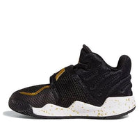 (TD) adidas Deep Threat I 'Black Gold Metallic Splatter' FX7228