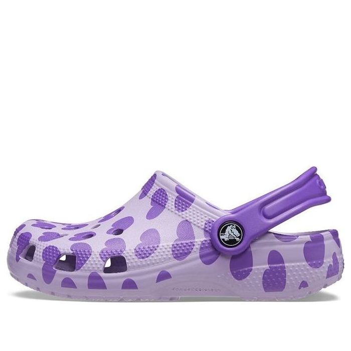 (GS) Crocs Classic Easy Icon Clogs 'Purple' 207599-530