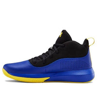 (GS) Under Armour Lockdown 4 Blue/Yellow 3022123-400