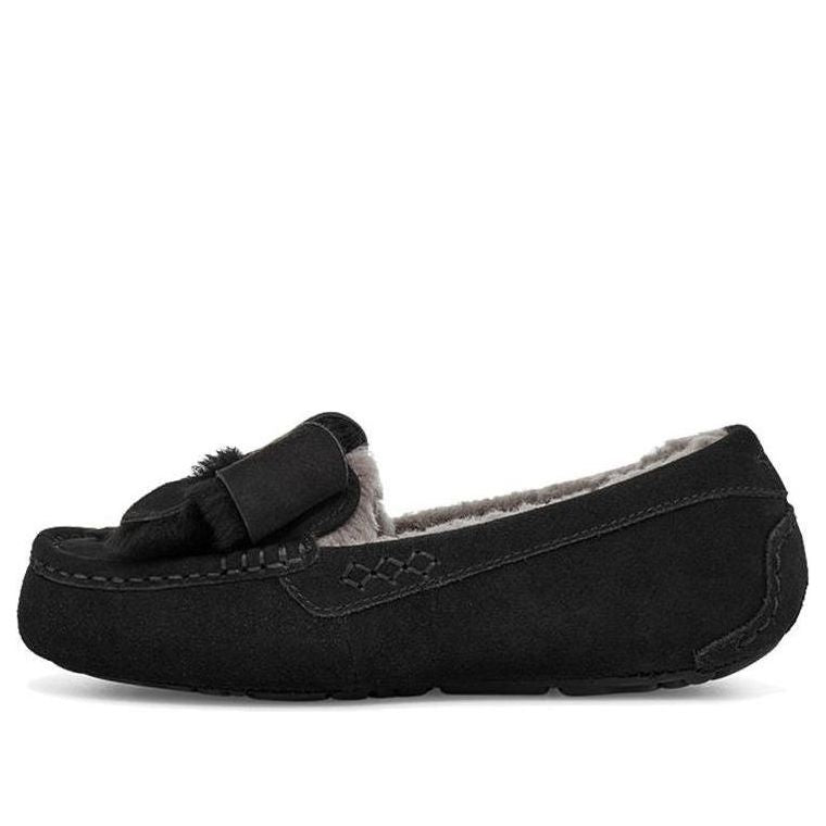 (WMNS) UGG Ansley Bow Black 1113470-BLK