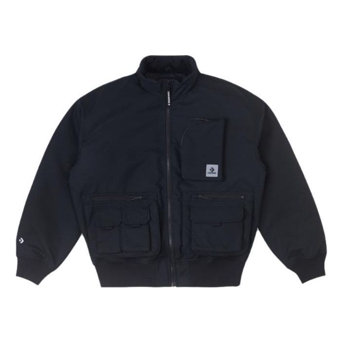 Converse Short Down Bomber Jacket Asia Sizing 'Black' 10025251-A03