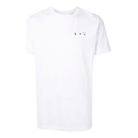 Off-White Round Neck Short Sleeve White OMAA027F20FAB0080110