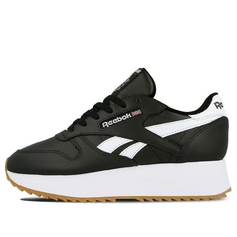 (WMNS) Reebok Classic Leather Double 'Black White' DV3631