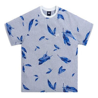 KITH Howard Seersucker Shirt Printing Short Sleeve Unisex Blue KH3751-102