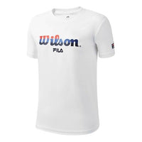 FILA Wilson Casual Sports Short Sleeve White A11M033107F-WT