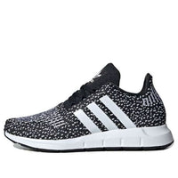 (GS) adidas Swift Run J 'Black White' EF5938