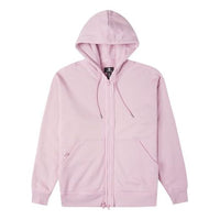 Converse Solid Color Zipper Long Sleeves Hooded Jacket Asia Sizing 'Pink Purple' 10022002-A02