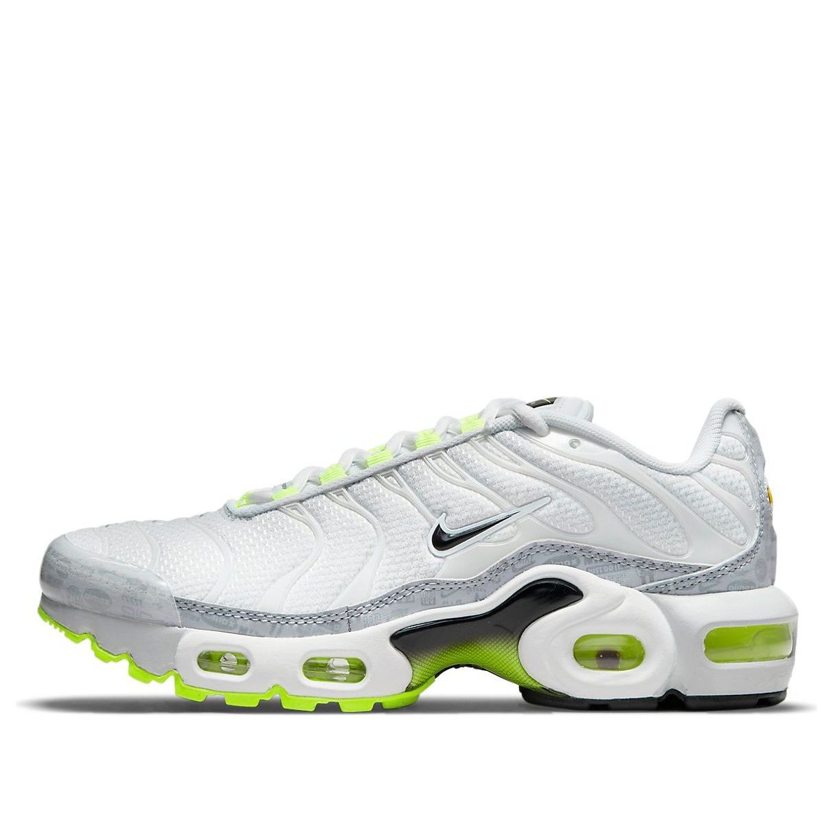 (GS) Nike Air Max Plus 'Reflective Logo - White Volt' CD0609-015