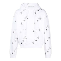 Off-White Men's SS21 Logo Sweatshirt White OMBB037R21FLE0080110
