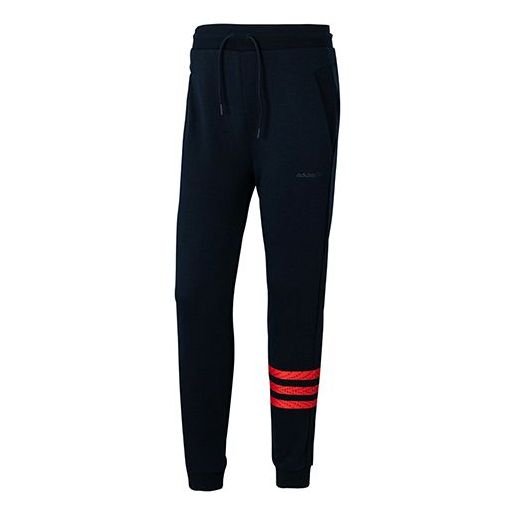 adidas neo M FAV ART TP1 Bundle Feet Sports Long Pants Navy Blue EI4507