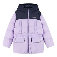 (GS) Skechers Warm Long Sleeve Down Jacket 'Purple Black' P422G014