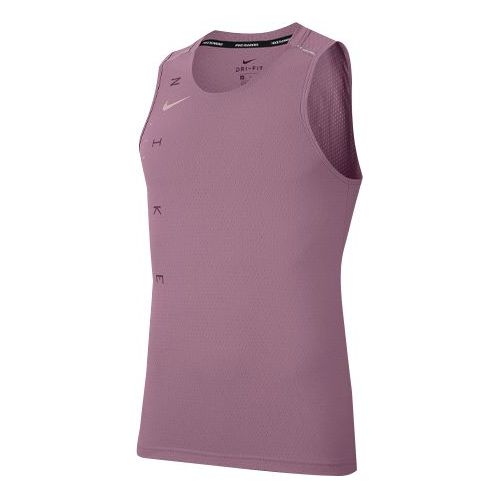 Nike Miler Future Fast Athleisure Casual Sports Running Vest Gray Purple Graypurple CJ5417-515