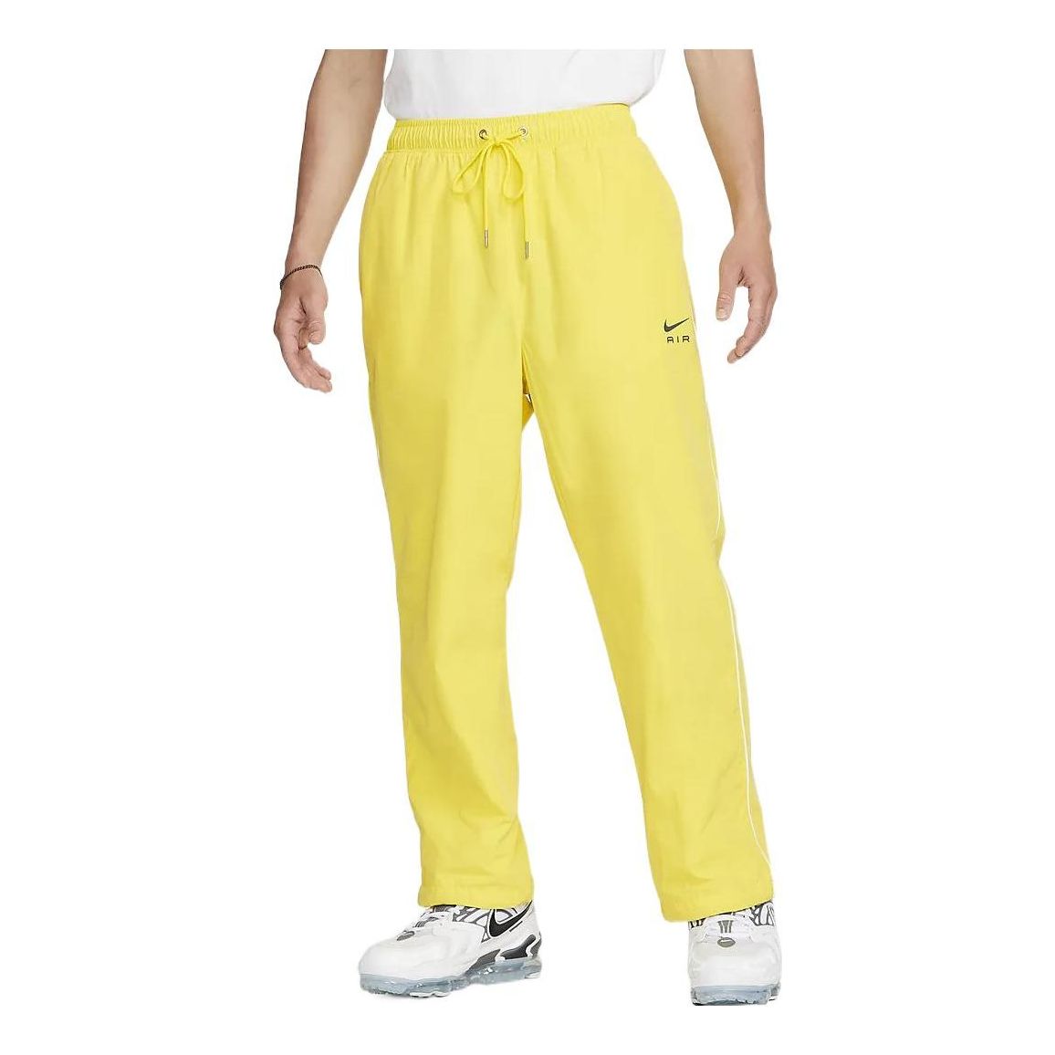 Nike Sports  Straight Knitted Casual Pants/Trousers Men's Lemon Yellow DQ4216-765