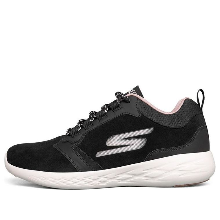 (WMNS) Skechers Go 600 Low-Top Black/Pink 667030-BKPK