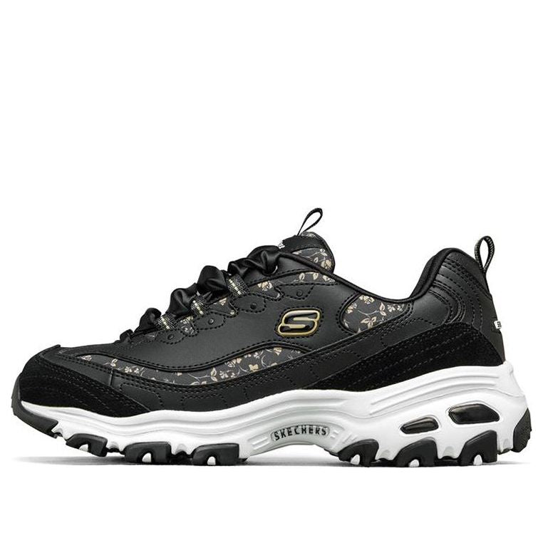 (WMNS) Skechers D'Lites 1.0 Running Shoes Black 66666329-BKNT