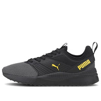 (GS) PUMA Pacer Next Ffwd Low Top Running Shoes Black/Yellow 374201-02