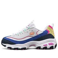 (WMNS) Skechers D'lites 1.0 GS Grey/Blue 13146-LGMT