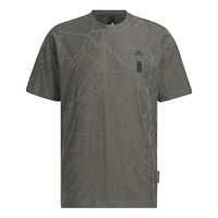 adidas Wuji Graphic T-Shirts 'Grey' IA8145