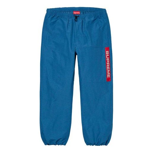 Supreme FW19 Week 2 Heavy Nylon Pant Casual Pants Unisex Blue SUP-FW19-280