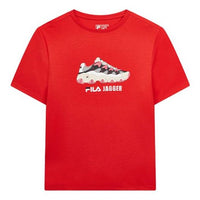 (WMNS) FILA Jagger FILA Short Sleeve Red F11W028141F-RD