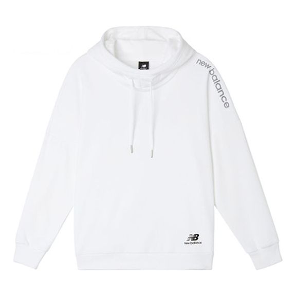 (WMNS) New Balance Classic Sport Hoodie Asia Sizing 'White' AWT11393-WT