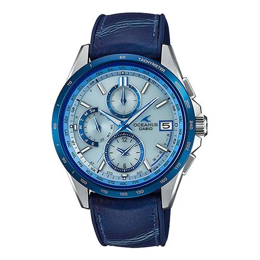 CASIO Waterproof Solar Powered Blue Analog OCW-T2600ALA-2A2021
